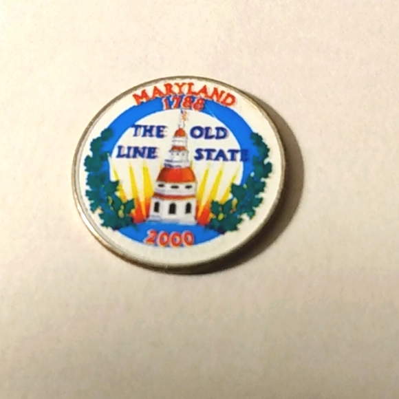 2000 COLORIZED US MINT STATE QUARTERS  Complete Set of 5 Coins   - Picture 5 of 7